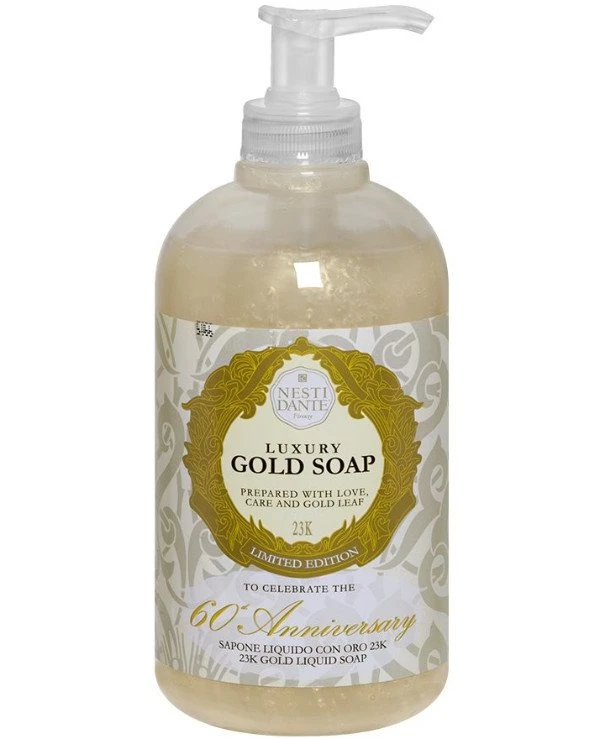 Nesti Dante - Гель для душа Ювілейний золотий Liquid 60th Anniversary Gold Shower Gel 500 мл