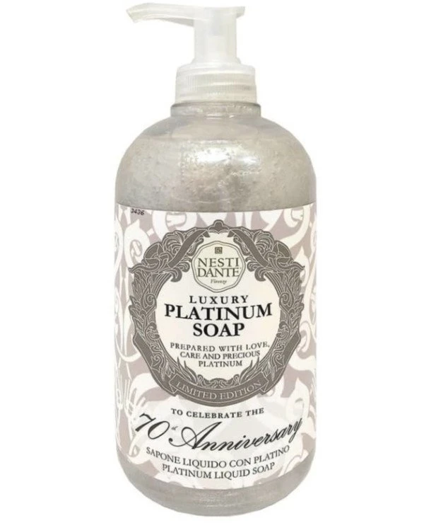 Nesti Dante - Гель для душа Ювілейний платиновий Liquid 70-th Anniversary Platinum Shower Gel 500 мл