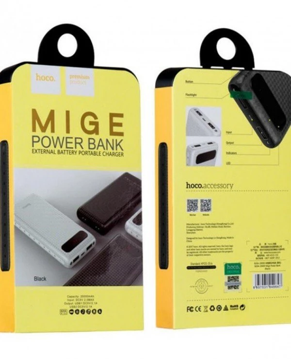 Hoco Портативные зарядные устройства B20A | HOCO B20A 20000 mAh фото 7, цена, купить