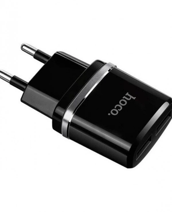Hoco Сетевое зарядное устройство 2USB + кабель Lightning C12 | df0ddbcdba5611e882dde8de27e11c3c_ca68b921bbdc11e882dde8de27e11c3c
