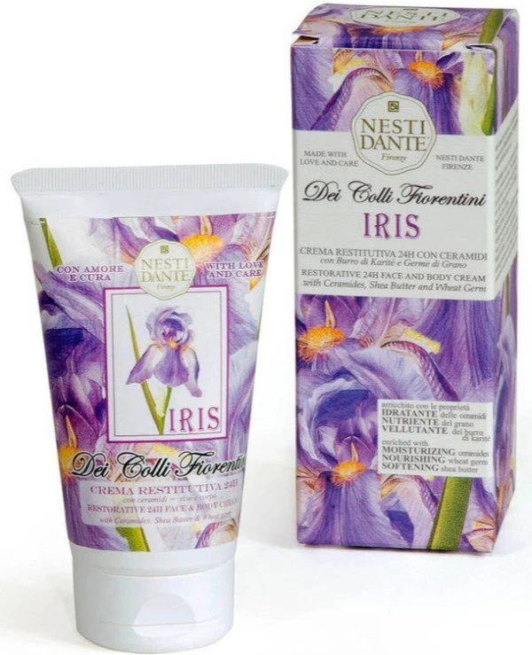 Nesti Dante - Крем для обличчя і тіла Чуттєвий ірис Dei Colli Fiorentini Iris Cream 150 мл