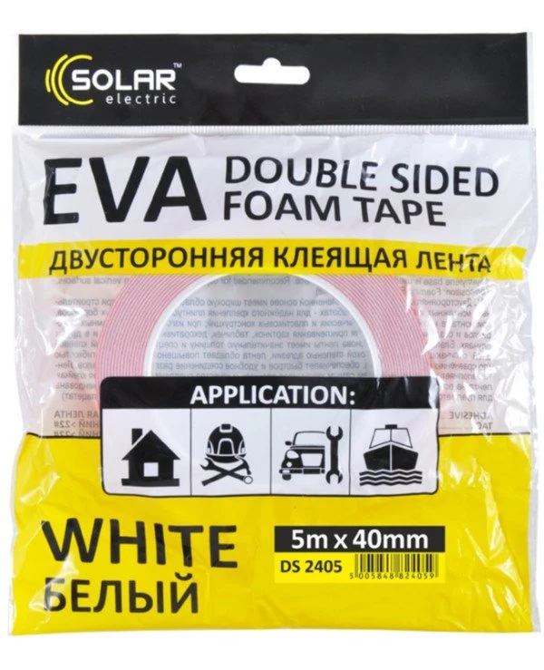 Solar Скотч двусторонний 5мx40мм | SOLAR (DS2405) фото 2, цена, купить