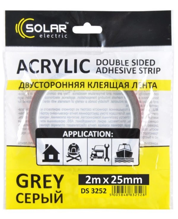 Solar Скотч двусторонний 2мx25мм | SOLAR (DS3252) фото 2, цена, купить