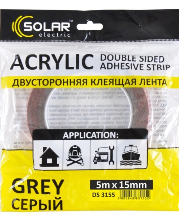 Solar Скотч двусторонний 5мx15мм | SOLAR (DS3155) фото 2, цена, купить