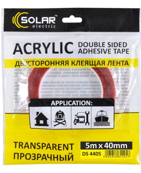 Solar Скотч двусторонний 5мx40мм | SOLAR DS4405 фото 2, цена, купить