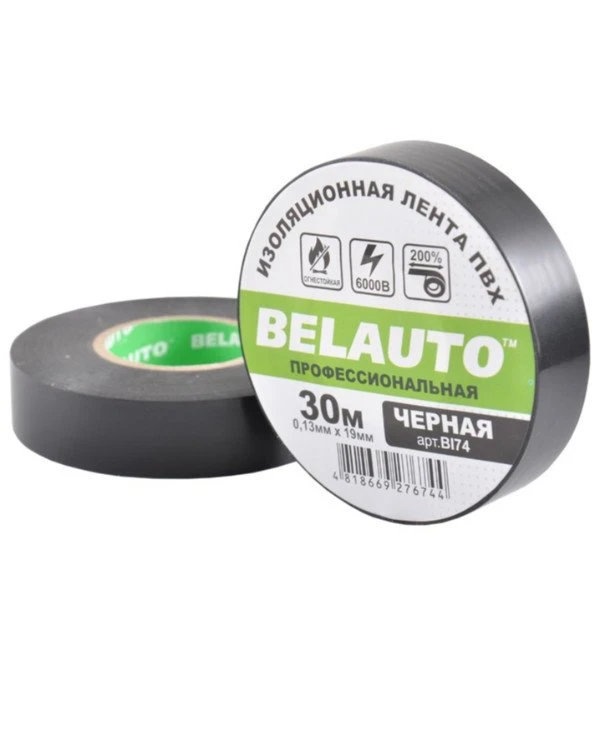 Belauto Белавто - Изолента 30 м  Черный