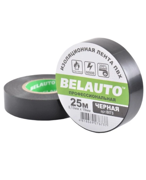 Belauto Белавто - Изолента 25 м  Черный