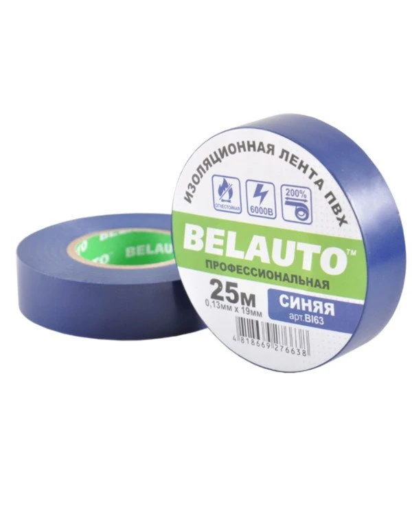 Belauto Белавто - Изолента 25 м  Синий