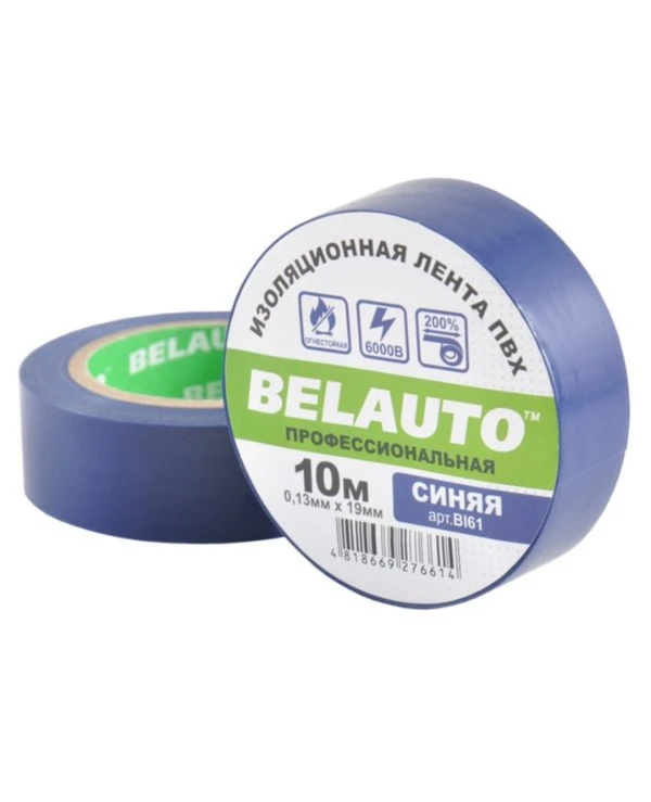Belauto Белавто - Изолента 10 м  Синий