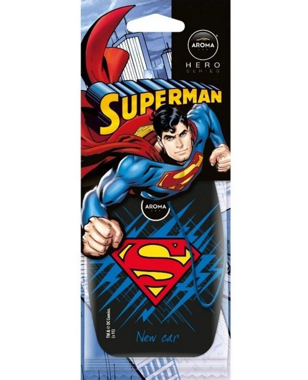 Aroma Car - Ароматизатор "Новая машина" Hero Superman New Car 