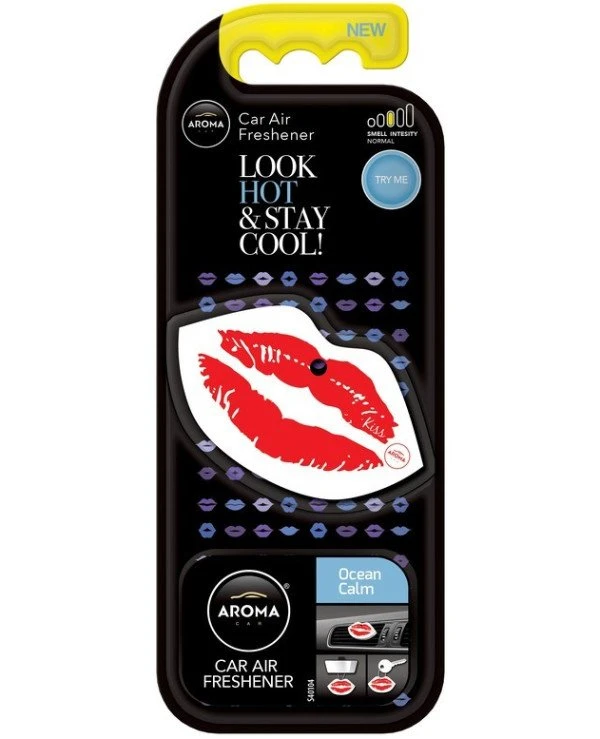 Aroma Car - Ароматизатор "Океанский бриз" Polimers Lips Ocean Calm 
