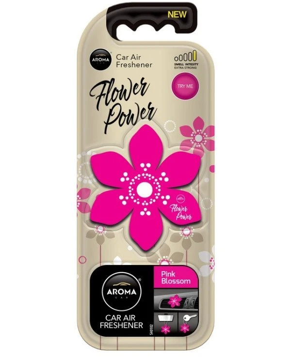 Aroma Car - Ароматизатор "Розовое цветение" Polimers Flower Pink Blossom 