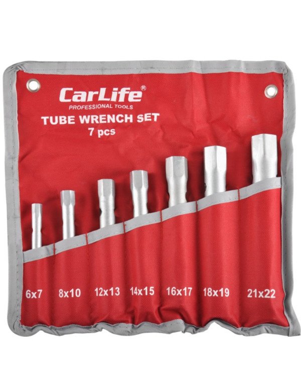 CarLife - Set of keys of end tubular 6x7 - 21x22 mm  