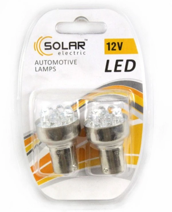Solar - LED Car Lights S25BA15s  