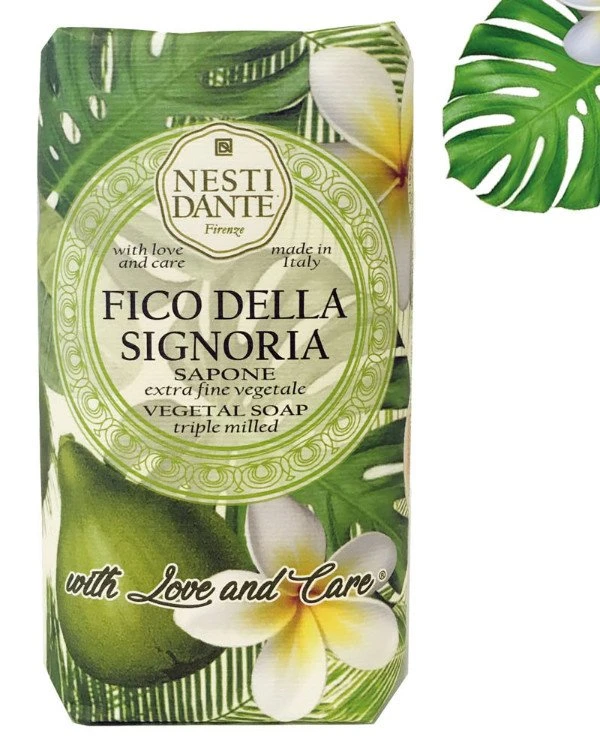 Nesti Dante - Мило Зелений інжир і Жасмин With Love and Care Fico della Signoria Soap 250 г