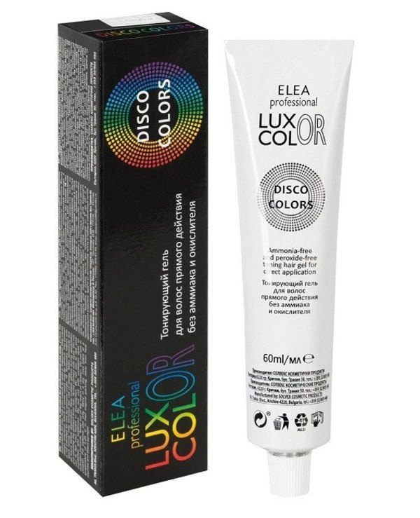 Elea Professional - Тонирующий гель для волос прямого действия Disco Colors 60 мл