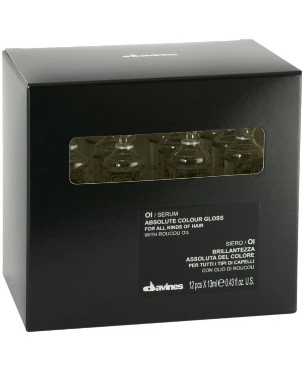 Davines - Сыворотка для абсолютного блеска окрашенных волос Oi Absolute Colour Gloss Serum 13 мл х 12 шт