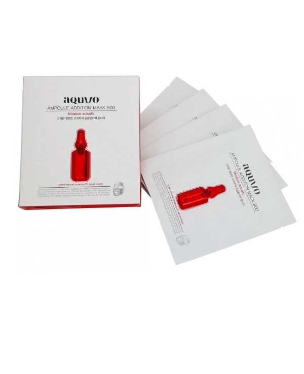 Aquvo Увлажняющая маска для лица | Ampoule Addition Mask 900 Moisture Actually фото, цена, купить
