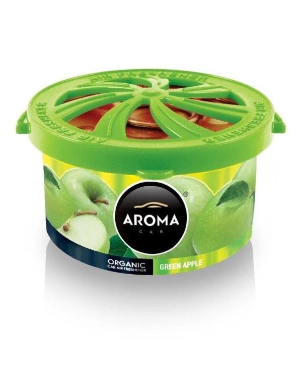 Aroma Car - Ароматизатор "Зеленое яблоко" Organic Green Apple 40 г