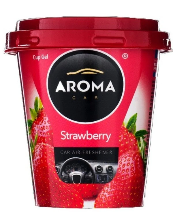 Aroma Car - Ароматизатор "Strawberry" Cup Gel 130 г
