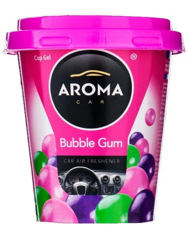 Aroma Car - Ароматизатор "Bubble Gum" Cup Gel 130 г