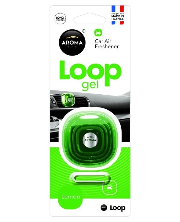 Aroma Car - Ароматизатор "Лимон" Car Loop Gel 