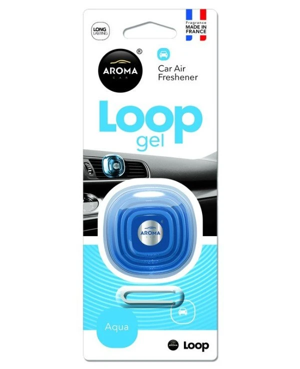 Aroma Car - Ароматизатор "Аква" Car Loop Gel 