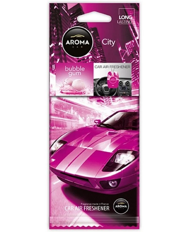 Aroma Car - Ароматизатор "Жевательная резинка" City Bubble Gum 