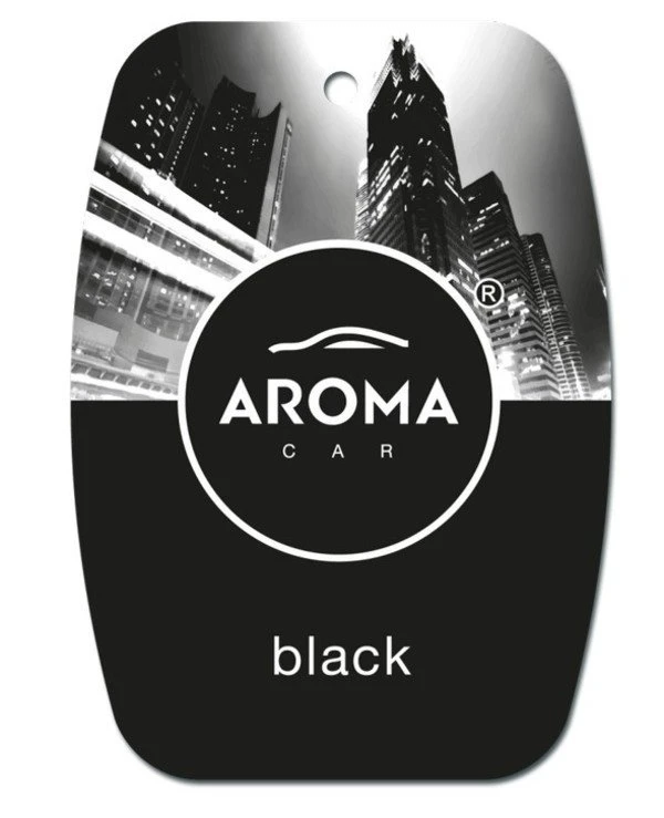 Aroma Car Fragrance City Black | or