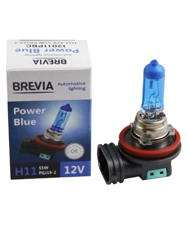 Brevia - Галогенная лампа Power Blue H11 PGJ19-2 4200K 12V 55W  