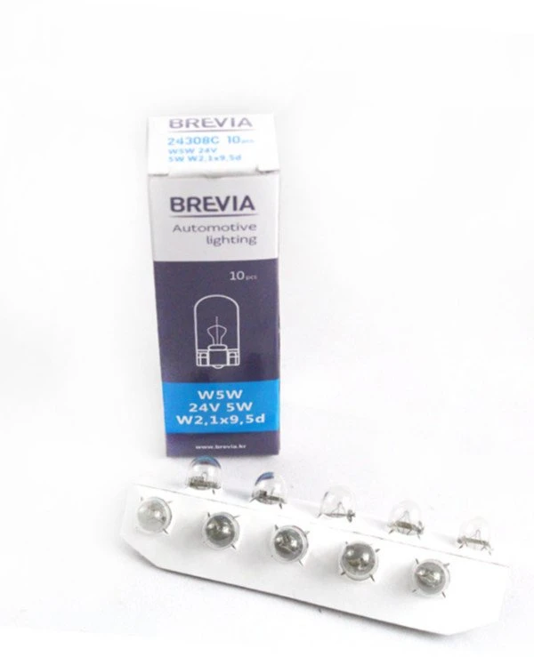 Brevia - Лампа накаливания W5W 24V 5W W2.1x9.5d CP  