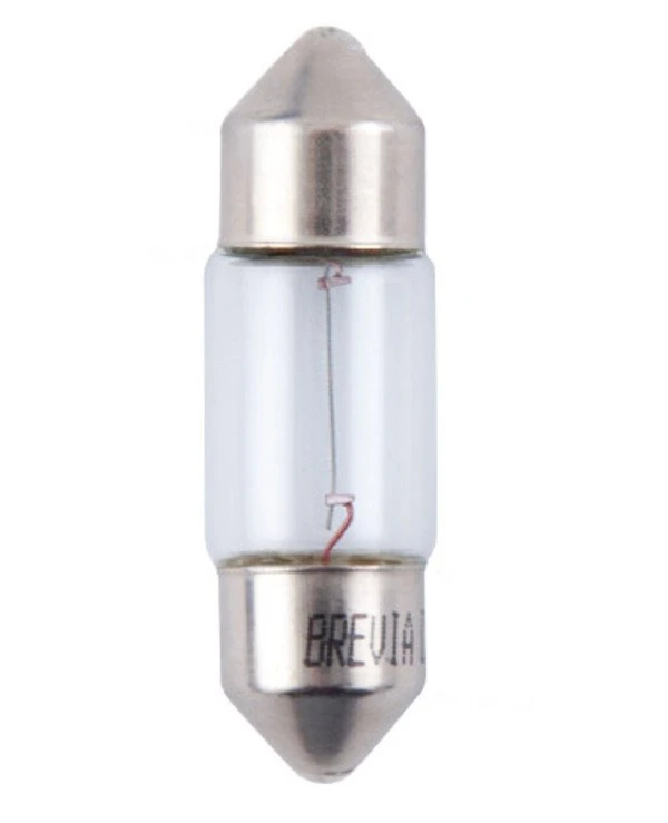 Brevia Incandescent lamp C10W 12V 10W SV8.5 T11x31 CP | or