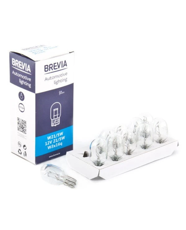 Brevia - Лампа накаливания W21/5W W3x16q 12V  