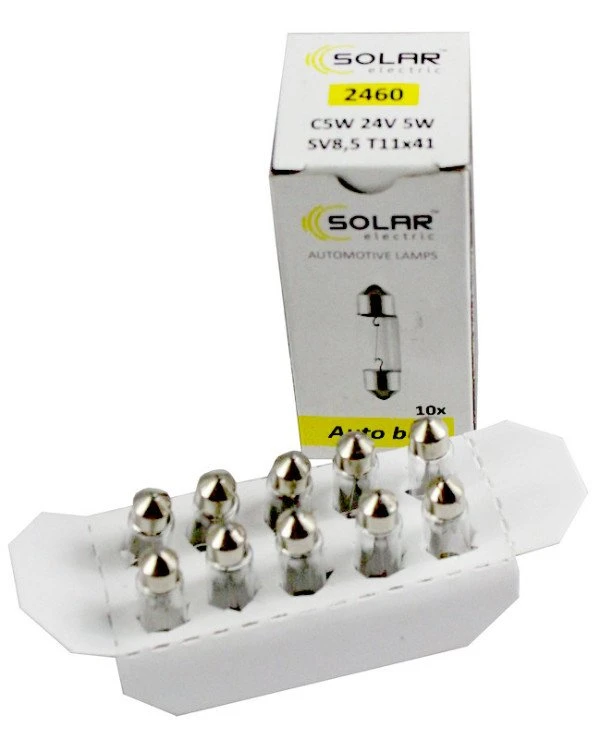 Solar - Лампа накаливания C5W T11x41 24V  