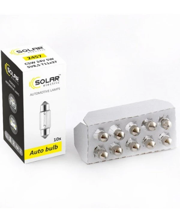 Solar - Лампа накаливания C5W T11x37 24V  
