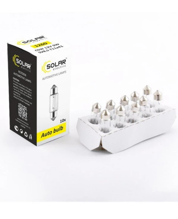 Solar - Лампа накаливания C5W T11x41 12V  