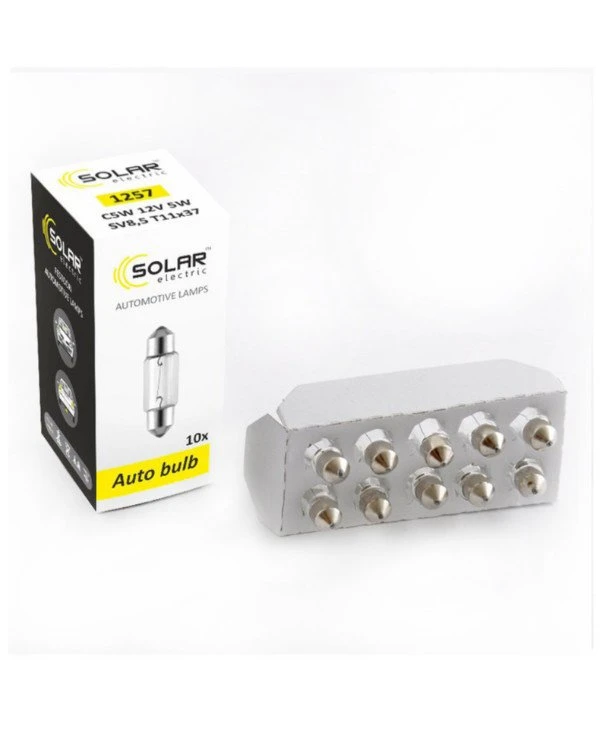 Solar - Лампа накаливания C5W T11x37 12V  