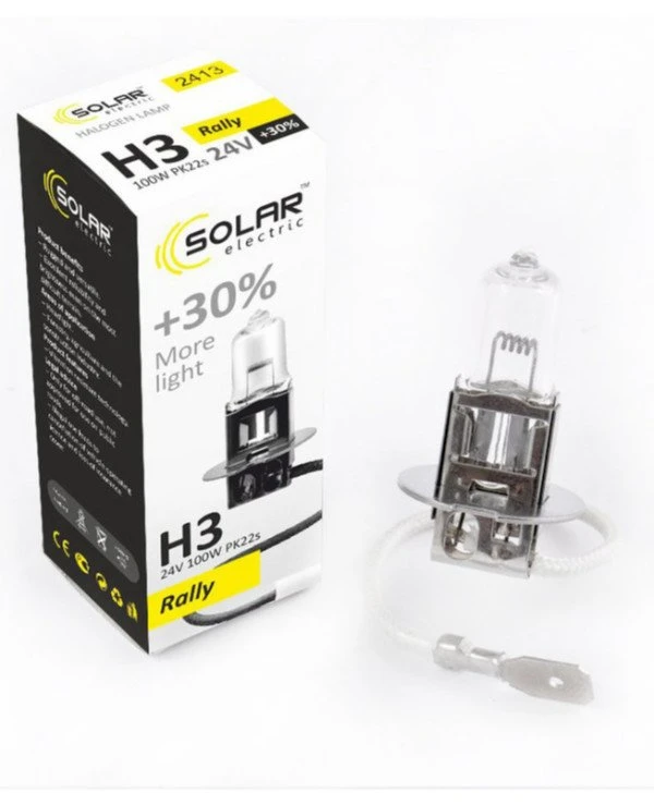 Solar - Галогенная лампа H3 +30% 24V  