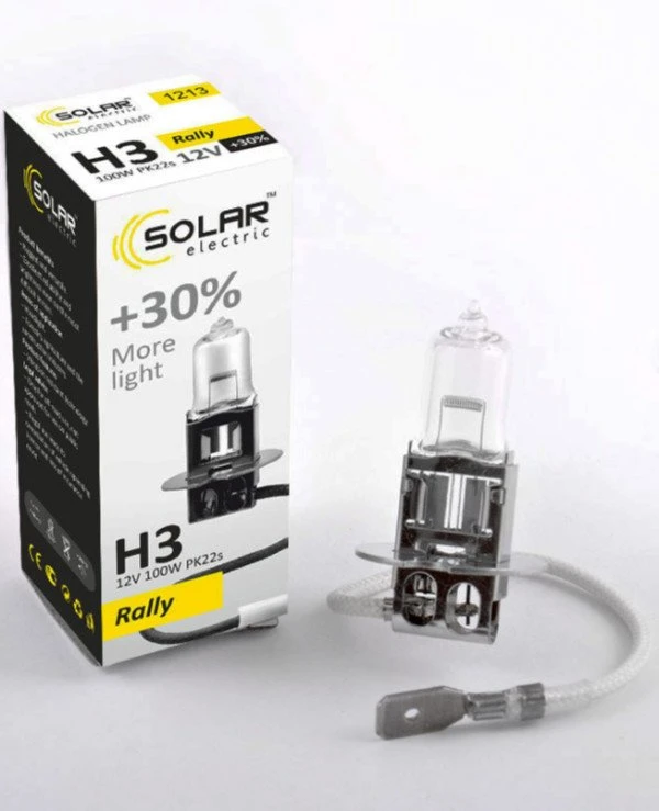 Solar - Галогенная лампа H3 +30% 12V  