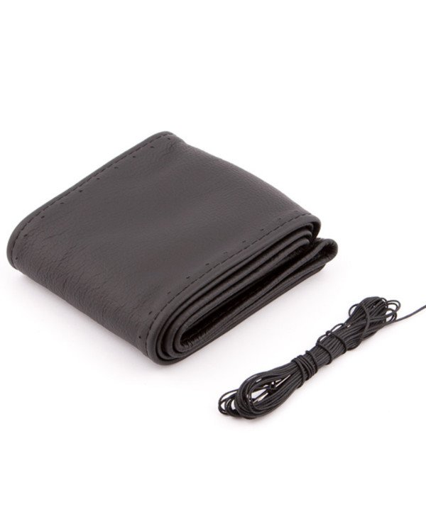 CarLife - Braid on steering wheel for IVECO CW-IV  Black