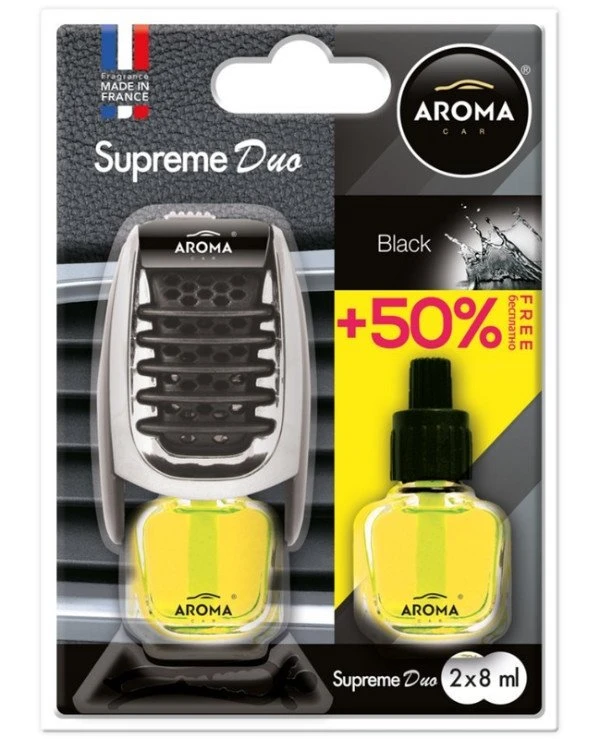 Aroma Car - Flavoring Supreme DUO Slim Black  8ml * 2