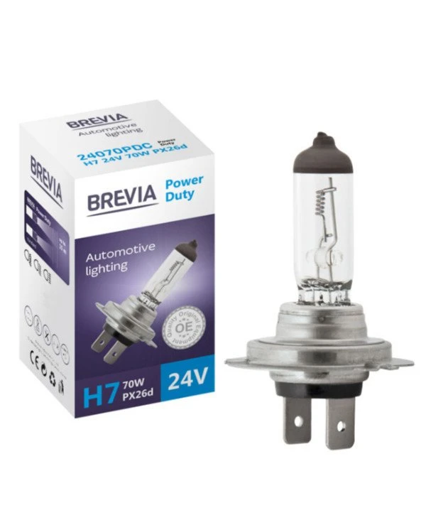 Brevia - Галогенная лампа Power Duty H7 24V 70W CP  
