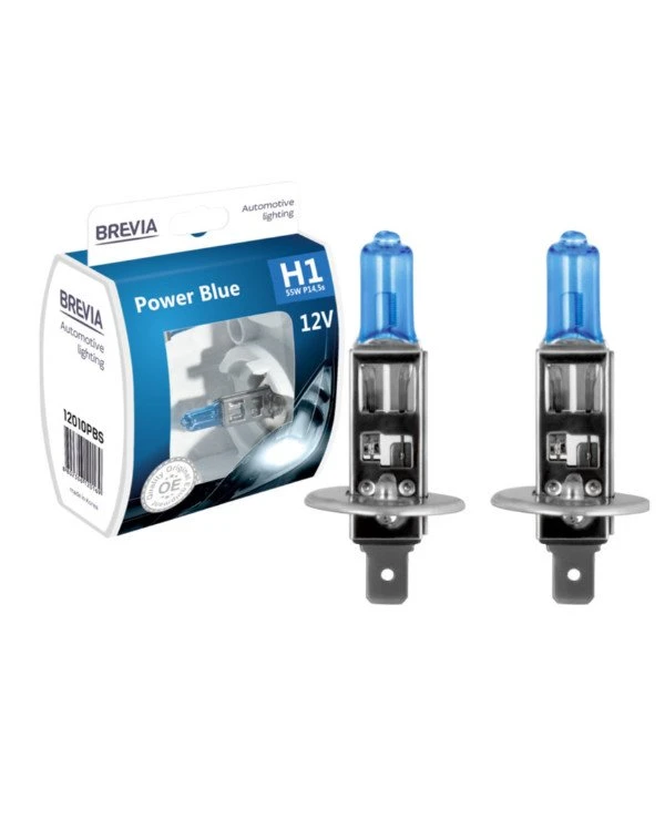 Brevia - Галогенная лампа Power Blue H1  