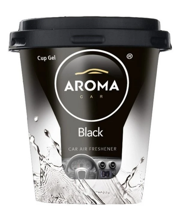 Aroma Car - Ароматизатор "Блек" Cup Gel Black 