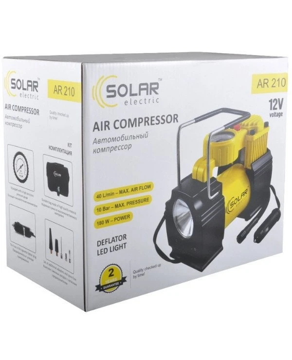 Solar Автомобильный компрессор AR210 | Solar AR210 фото 3, цена, купить