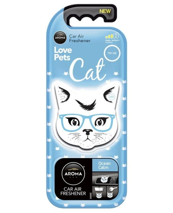 Aroma Car - Ароматизатор "Океанский бриз" Polimers Cat Ocean Calm 