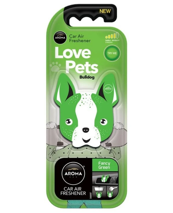 Aroma Car - Ароматизатор "Причудливый зеленый" Polimers Dog Fancy Green 