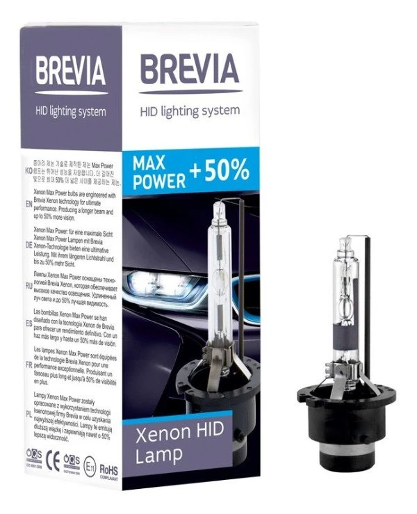 Brevia - Ксеноновая лампа Max Power +50% D2R 5500K 35W P32d-3  