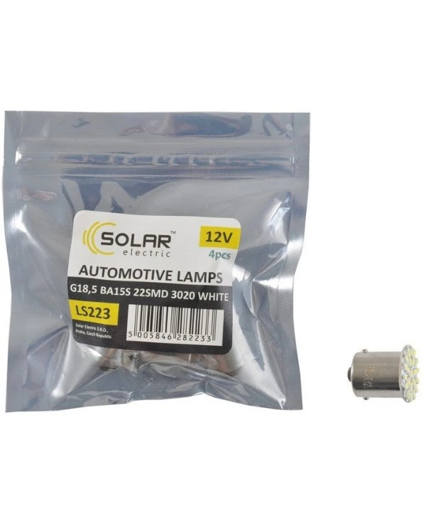 Solar Автолампы светодиодные 12V G18.5 BA15s 22smd | Solar 12V G18.5 BA15s фото 2, цена, купить