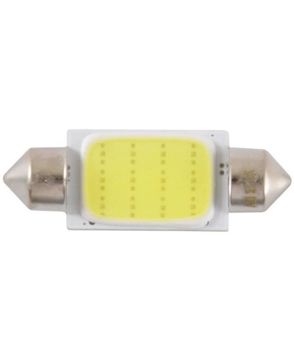 Solar - Автолампы светодиодные 12V SV8.5 T11x39 1COB-8SMD 56LM white  